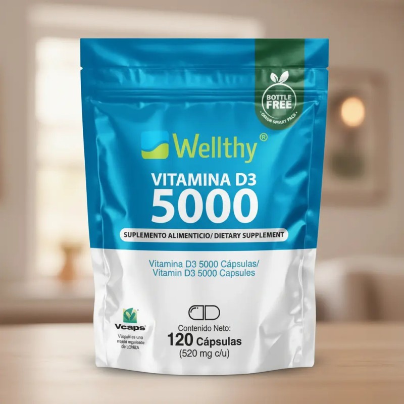 Suplemento Capsulas Wellthy Suplementos Vitaminas Vitamina Sabor Añadido 100g