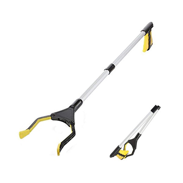 Giveme5 32" Grabber Reacher Tool, Aluminum Foldable Pick Up Long