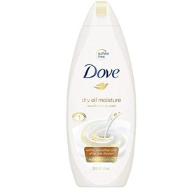 Dove Body Wash 22 Ounce Dry Oil Moisture (650ml) (3 Pack)