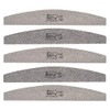 5x Nail File Silver Star 100/180 Manicure emery board files