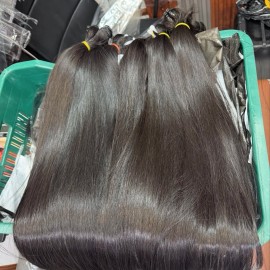 Human Hair Drop Shipping No Shedding No tangle 100% Raw Hair Natural State Can Be Dyedstyle: raw hair, color: 1pcs burmese curly, Stretched Length: 24"