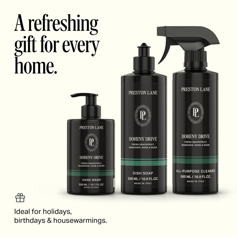 Preston Lane Luxury Kitchen Set – Hand Wash, Dish Soap