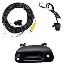 Tailgate Handle with Park Assist Camera - Textured Black - with Lock Provision - Compatible with 1999-2007 Ford F-350 Super Duty