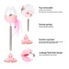 ABS LED Lighting Swing Spring Feather Leak Food Pet Toy