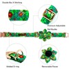 Lionheart glory St. Patrick's Day Dog Collar with Flower-Lucky Clover