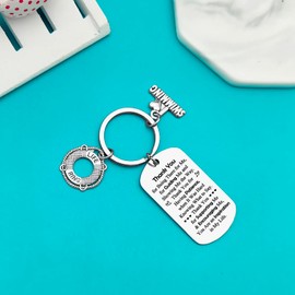 Ximalun Swim Coach Keyring Swimming Coach Appreciation Gift Swimming Teacher Gift Christmas Birthday Leaving Retirement Thank You Gift for Swim Coach Swim Instructor