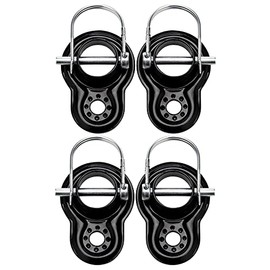 Bike Coupler (2-Pack), Coupler Hitch Attachments Compatible with Schwinn & Instep Bike Trailers, Aftermarket Replacement | Flat Coupler, Designed for Bicycle Carriers & More by Evo Dyne