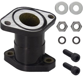 Amavoler Carburetor Intake Manifold Boot with Screw Kit Aftermarket Replacement Parts Fit for Yamaha Kodiak 400 1993-1998 Moto 4 YFM350ER 1987-1995 Big Bear 350 1987-1998.