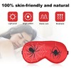 Spider Sleep Mask, Sleeping Eye Mask with Adjustable Strap Blackout