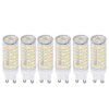 6pcs 90LED G9 Light Bulb 9W 220V Dimmable Soft Warm