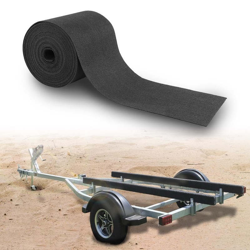 GRAND ORANGE 12" x 50ft Boat Trailer Bunk Carpet, Outdoor