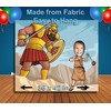 David and Goliath Theme Face Cutout, 36x42" Photo Stand-in, Party