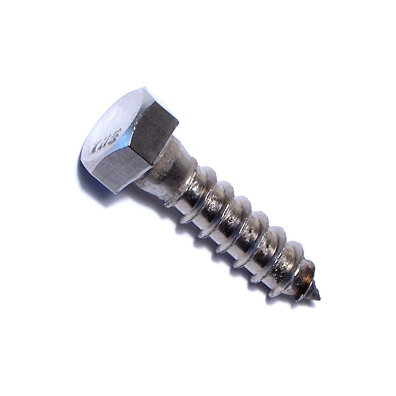 Hard-to-Find Fastener 014973486853 Hex Lag Screws, 3/8 x 1-1/2, Piece-25