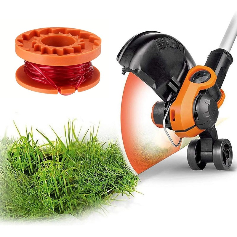 4 Pcs Strimmer Spool for Worx, Trimmer Spool Replacement Trimmer