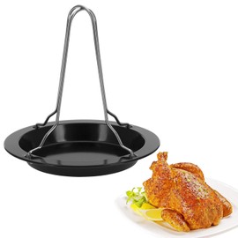 Westmark Hähnchengriller für den Backofen, Höhe: 19,6 cm, Rostfreier Edelstahl/Stahl, Silber/Schwarz, 15152260