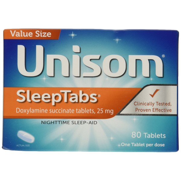 Unisom Sleep Tablets, 80 Count (B074PZQJMP)