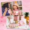 FYSUIMU 60 Pcs Bow Coquette Snack Cups Pink White Bowknot