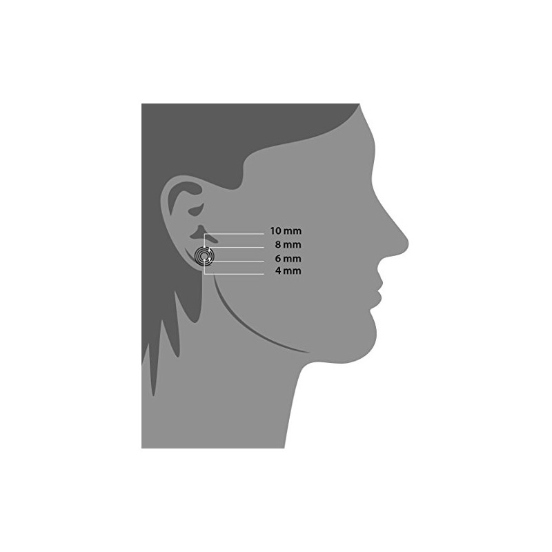 Laimons – Stud Earrings – 925 Sterling Silver – Women