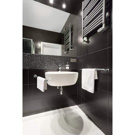 Jan Max Single Arm Towel Rail Wall Mounted Extendable Towel Rail Towel Bar for Bathroom Kitchen