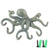 MDLUU Octopus Hook, Nautical Wall Hook, Antique Key Holder Hook,
