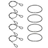 PATIKIL 12 Inch Safety Cable Lock, 4 Pack 0.08 Diameter