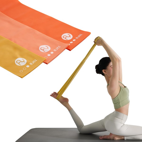 RYTMAT Resistance Bands Set, Exercise Bands with 10-20 LB Strength