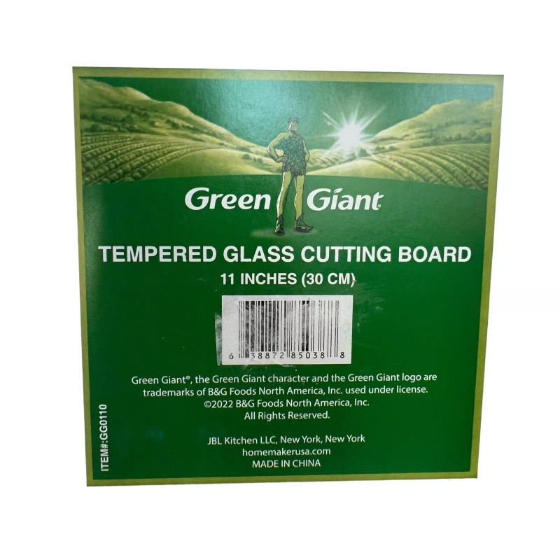 Jbl Kitchen NEW Jolly Green Giant Tempered Glass Cutting Board
