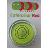 Small Metal Round Circular Bulls Eye Spirit Bubble Level (Green
