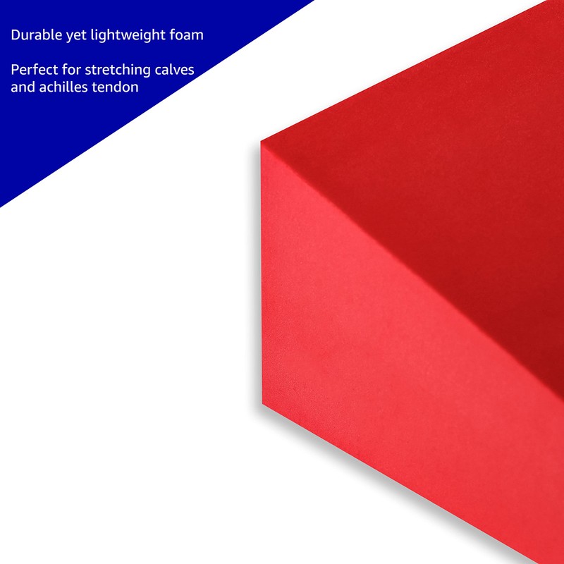 Trademark Innovations 12" Foam Incline Stretch Wedge - Set of