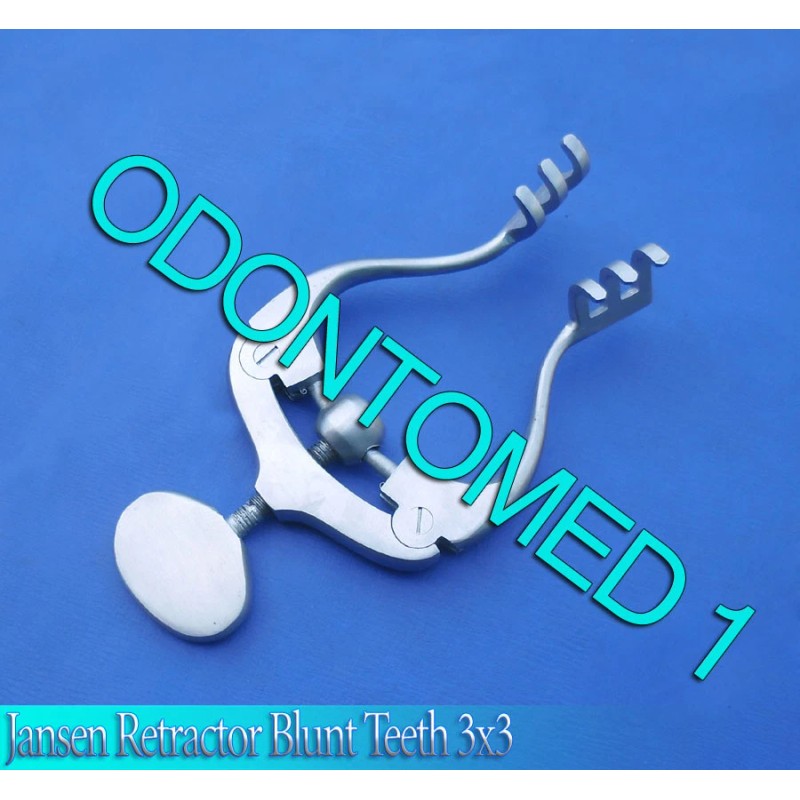ODM 3 Jansen Retractor Blunt Teeth 3x3 Surgical Instruments