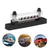 LABRIMP 1pc Bus Bar Block with Transparent Cover for Car