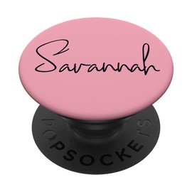 Savannah Name Custom Girl name on Pink - Savannah