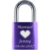 ♥ Love Goals Engraved Love Padlock with Engraving | Individual