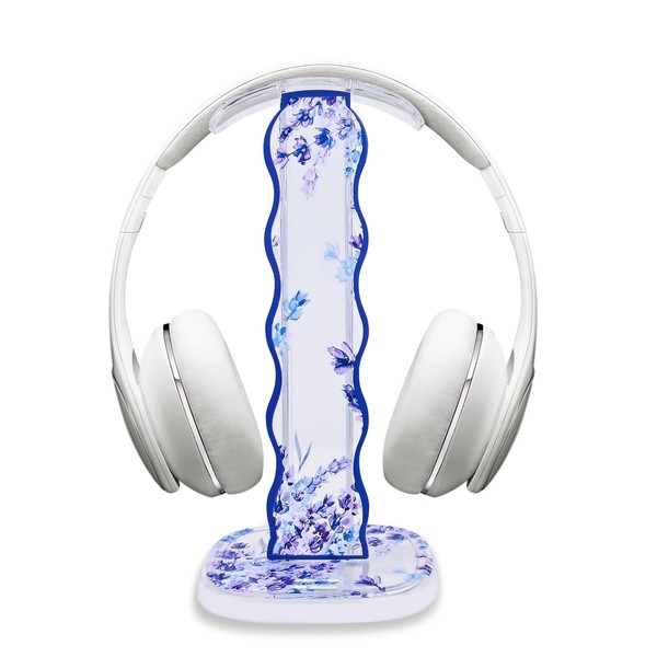 DiyGody Elegant Flower Headset Holder for All Headphone Sizes, Removable