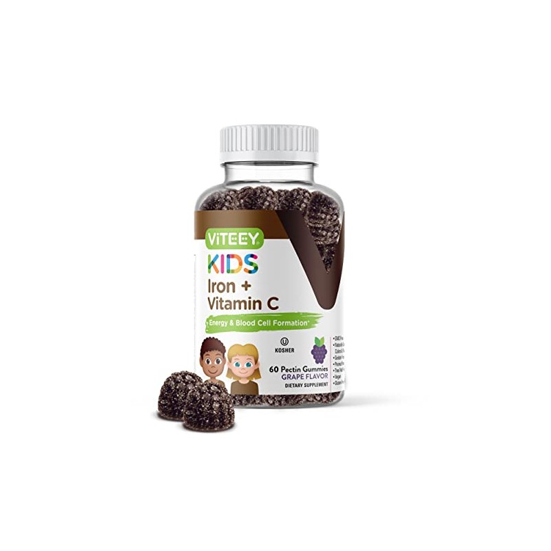 Viteey Gomitas Hierro Niños Vitamina Apoya Energía Formulación Células Sanguíneas