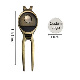 Mobile Pro Shop Divot Repair Tool Removable Magnetic Ball Marker-Best Divot Fixer