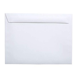 Staples 473009 Wove Side-Opening Booklet Envelopes 9-Inch X 12-Inch White 100/Bx