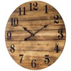 Large Wall Clock, 24 in Farmhouse Wall Clocks Battery Operated,