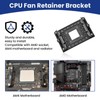 Aifeier ET 4PCS CPU Fan Bracket for AM4 Backplate, Black