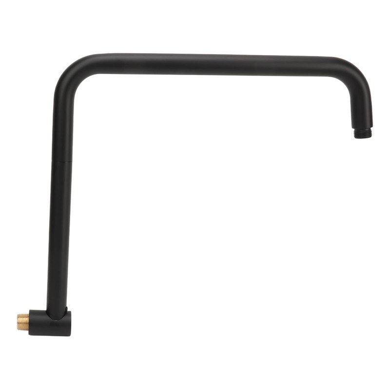 Shower Head Extension with Flange S Shape Shower Arm Wall