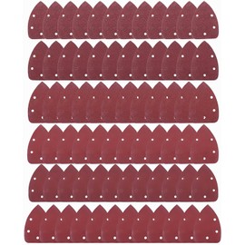 TSUCIA Mini Delta Sander Sandpaper Sanding Discs Sanding Pads 5.5 inches (140 mm), 60 Sheets #60#100#240#400#800#1000 Electric Sander Paper Sander File