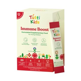 Tutti Kids Immune Boost | Tropical Paradise | Immunity, Antioxidants, Gut Health, Multivitamin for Kids | Picky Eaters Approved (Sachet)
