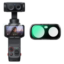 K&F CONCEPT (Insta360 Luna Ultra Exclusive) Black Mist 1/4 Filter, Black Prost Effect, High Light Suppression, Cinematic Atmosphere, Magnetic, Ultra Thin Storage, For Video Portrait Vlog
