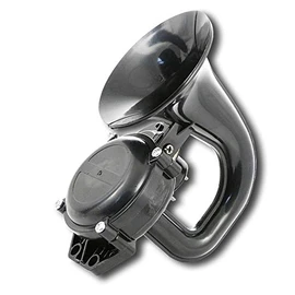 12V 24V BLACK AIR HORN 130 dB TRUMPET TRUCK VAN LORRY PICKUP BUS 4x4 CAMPER WAGON MOTORHOME TRACTOR WAGON 4x4 TUNING CUSTOM PROJECT UNIVERSAL USAGE
