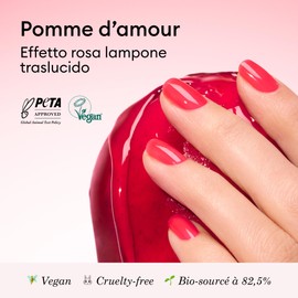 Manucurist Jelly Green Smalto Rosa Lampone Pomme d'Amour