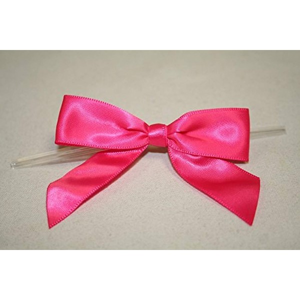 Reliant Ribbon 5170-17505-3X2 Satin Twist Tie Bows - Large Bows,