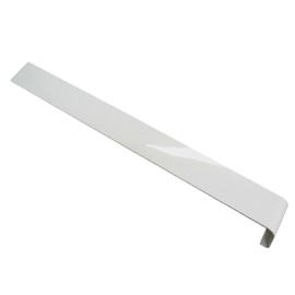 HomeSmart Pack of 1 Plastic UPVC Fascia and Soffit Board Straight Butt Joint - Round Edge Profile, 400mm x 40mm Capping Fascia Board Straight Butt Joint Cover, Ideal for Building Projects (White)