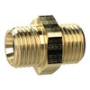 RIEGLER MS2523434 Double-Threaded Nipple, Brass CW614N, SW 32, G 3/4"