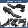 Jiataban Motorcycle Levers Brake Clutch Hand Lever Adjustable Fit for