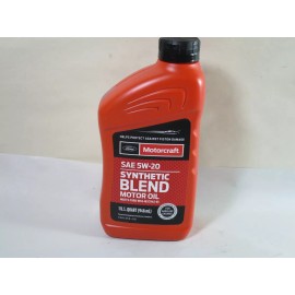 Motorcraft SAE 5W-20 Synthetic Blend Motor Oil XO5W20Q1SP 1 Quart